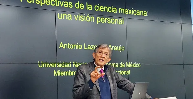 conferencia de antonio lazano sobre perspectivas de la ciencia mexicana