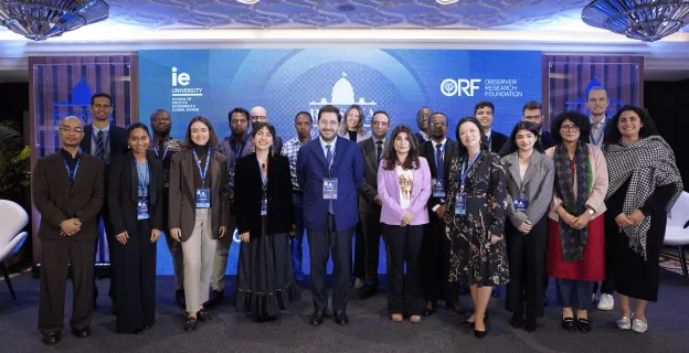 Karina Sánchez del DPP participando en Raisina Dialogue 2024