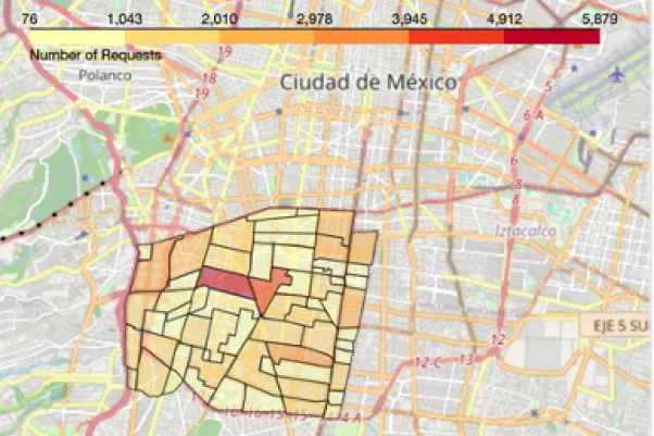 Concentración de solicitudes en la Alcaldía