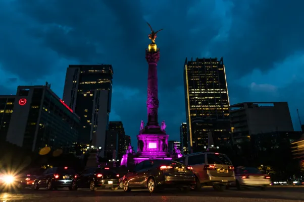 Imagen del angel de la independencia de CDMX