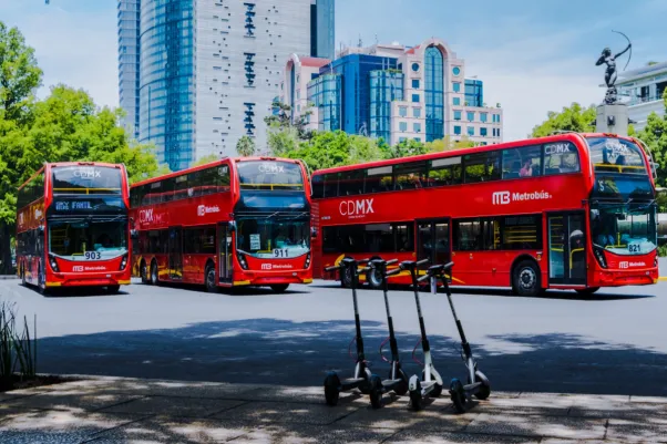 Imagen de autobuces turisticos de CDMX